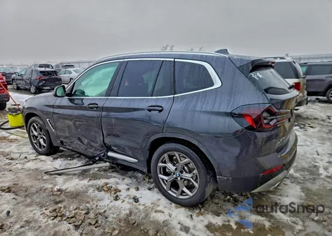 2024 BMW X3 xDrive30I z USA, uszkodzony, nr VIN 5UX53DP0XR9W30741